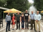 Laurie und seine Businesspartner in Dushanbe